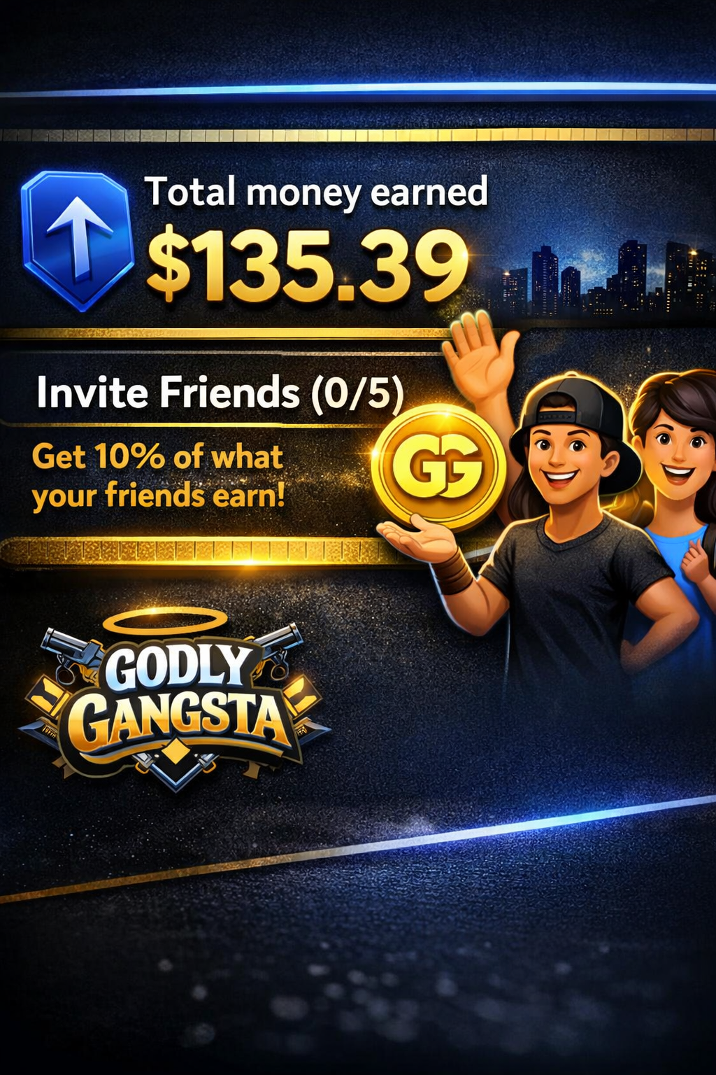 GodlyGangsta earnings proof